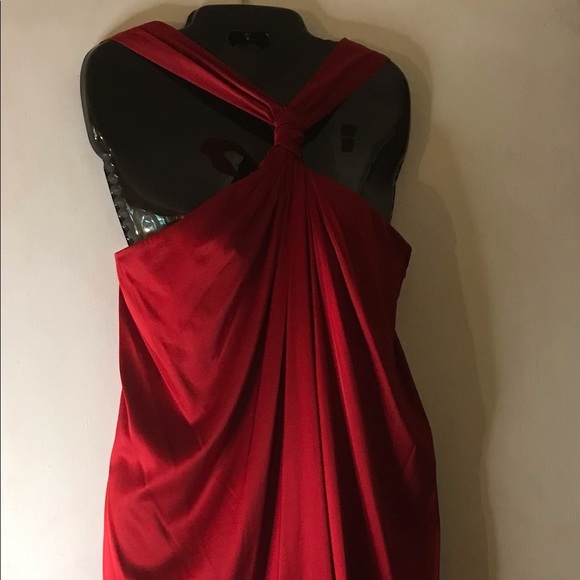 NWT, Gorgeous Banana Republic 100% Silk Mini Dress, Size: 4P, Color: RED - Picture 3 of 11
